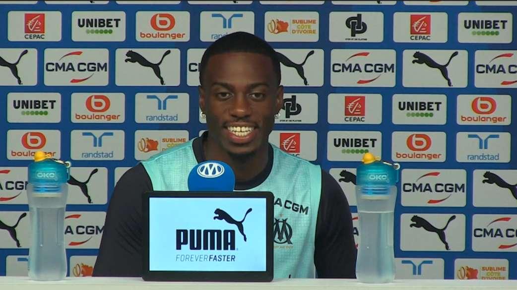 OM - Rennes : Timothy Weah "on a besoin des supporters, c'est notre force. Je sais que c'est dur..."
