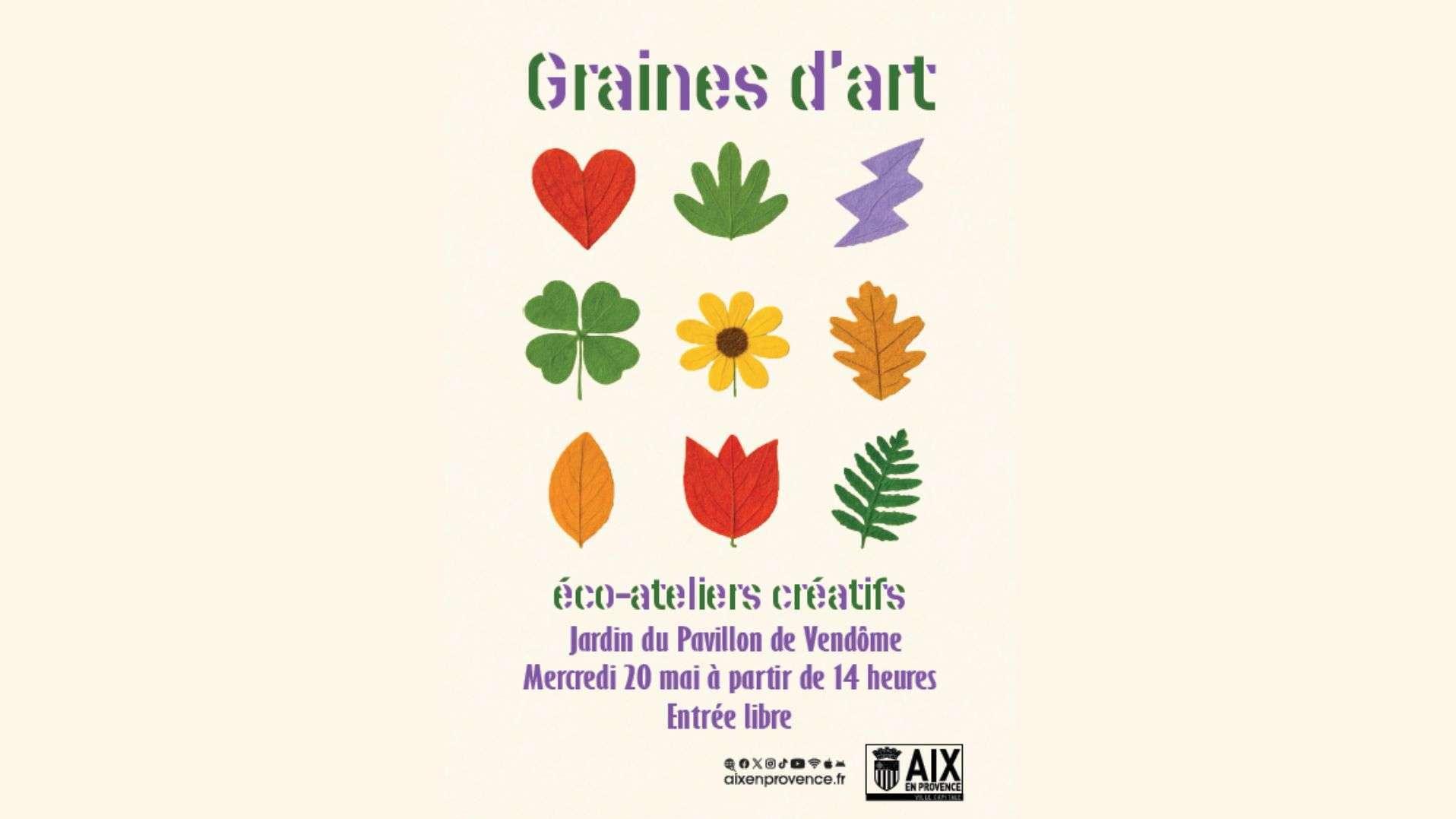 Sortie gratuite à Aix : ateliers éco-créatifs et spectacle burlesque, découvrez le programme de Graines d’Art !