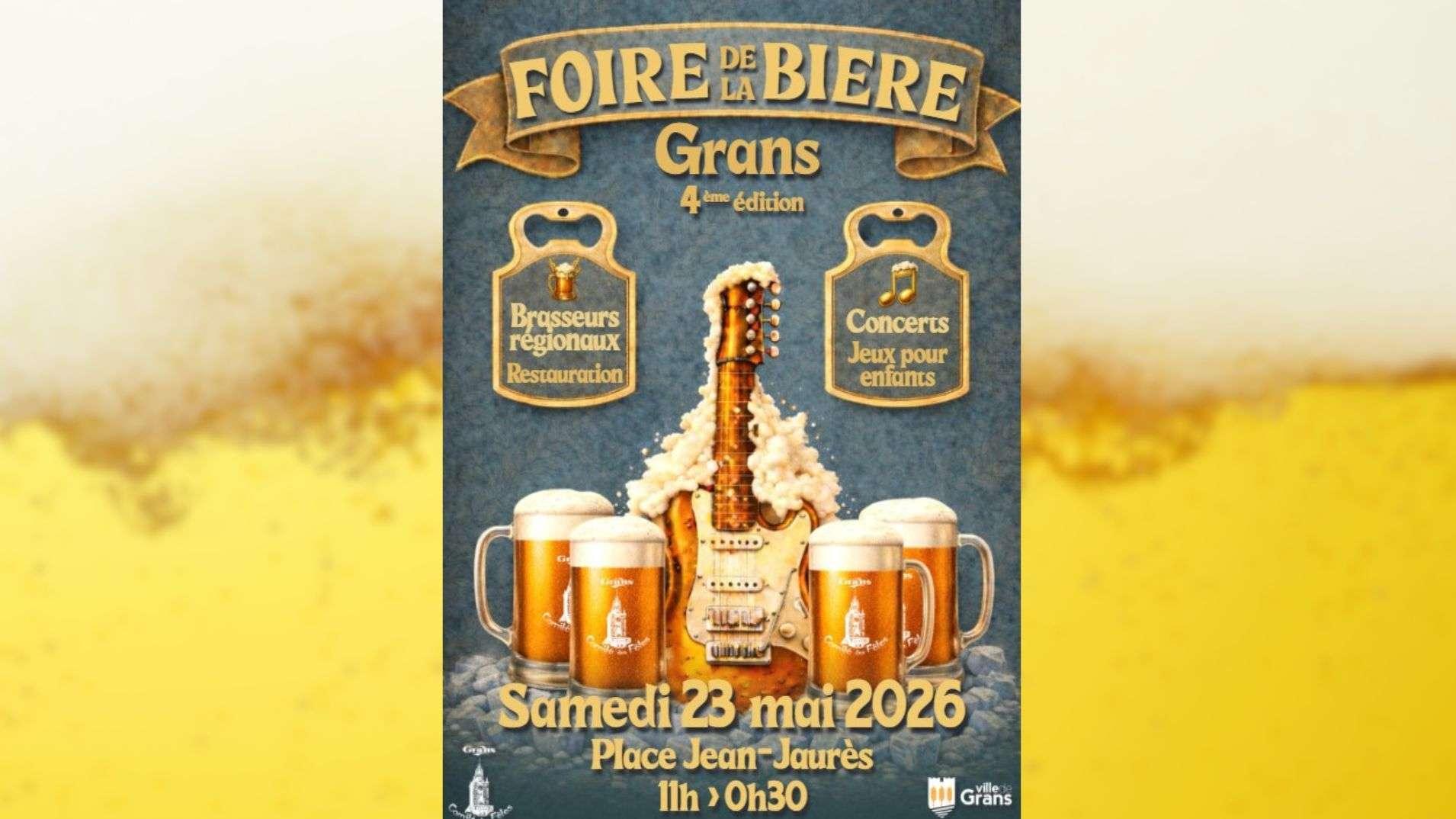 Grans : "On veut réunir toutes les générations", la Foire de la bière fait son grand retour ce samedi