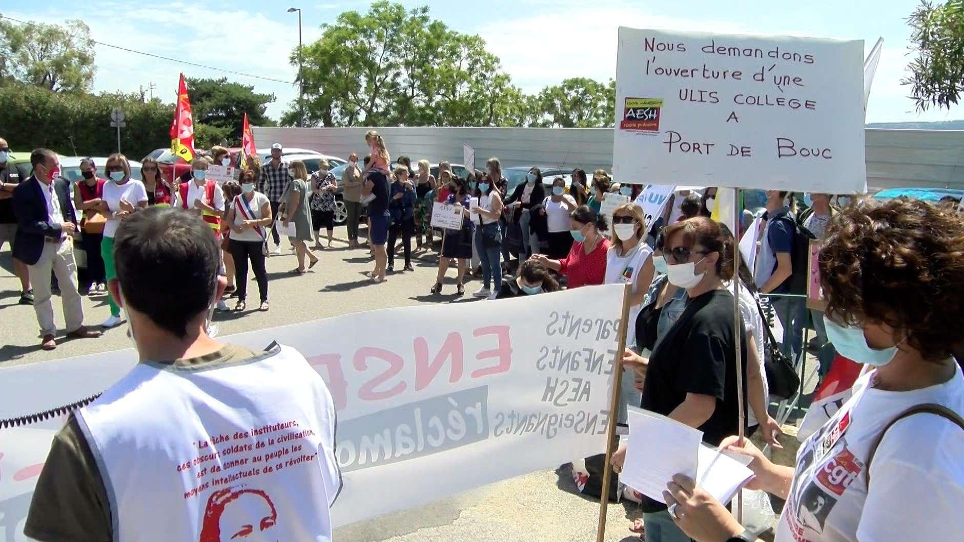 Port-de-Bouc : "Six ans d'attente, c'est inhumain", le cri de colère pour l'ouverture d'une classe ULIS au collège