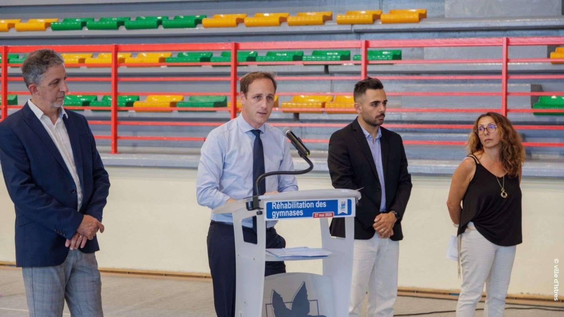Istres : Robin Prétot lance le "Plan Coubertin" pour rénover les gymnases