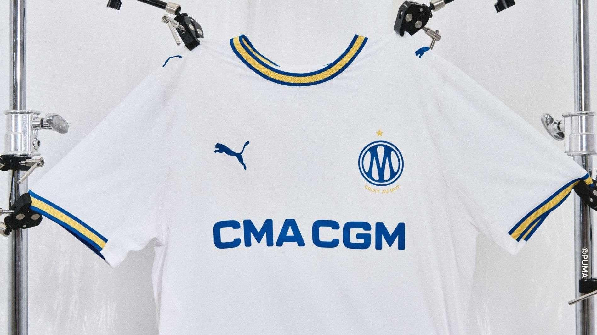 OM : "Épuré et historique", présentation du nouveau maillot 2026/2027 et son nouveau logo