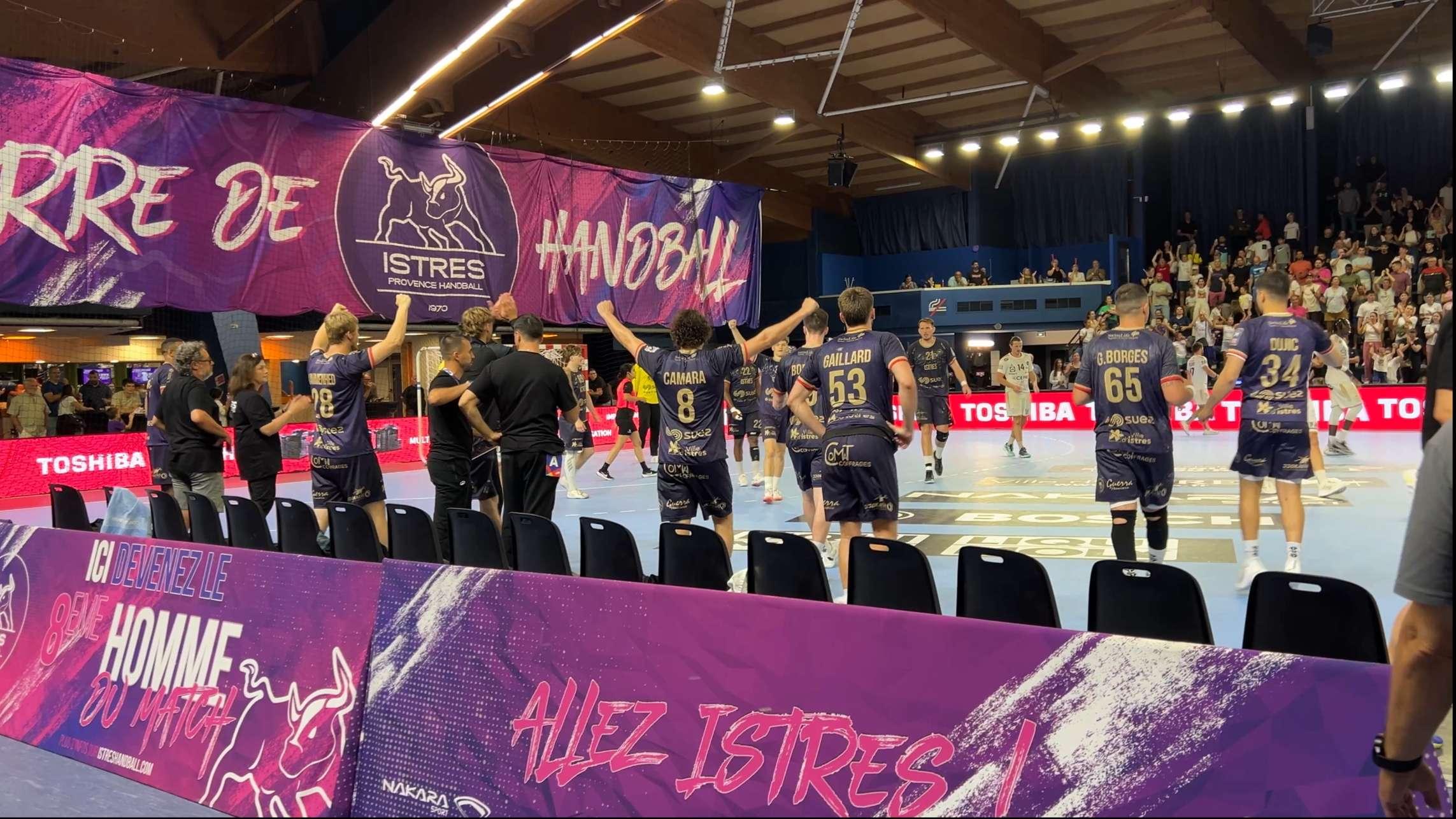 Istres Provence Handball domine le PAUC et jouera son maintien lors du dernier match