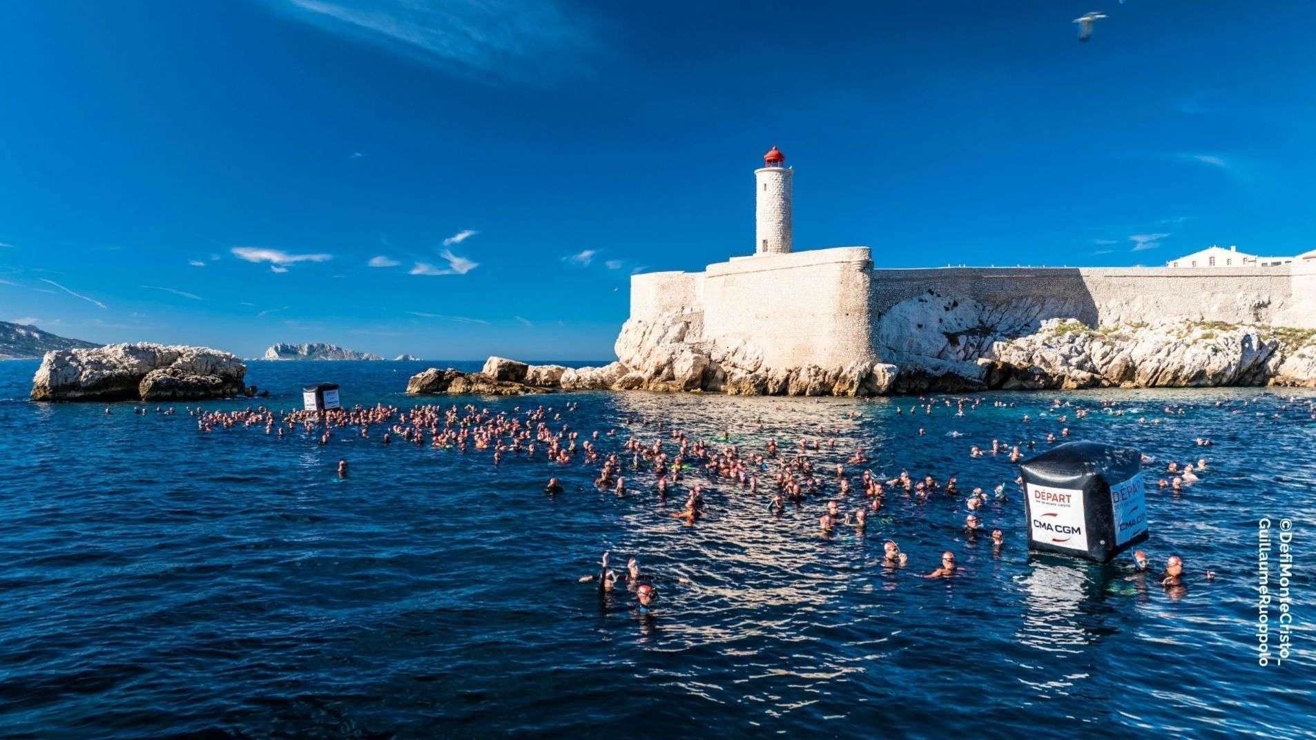Marseille : 11 000 nageurs à l'assaut du Château d'If pour le Défi Monte-Cristo ce week-end