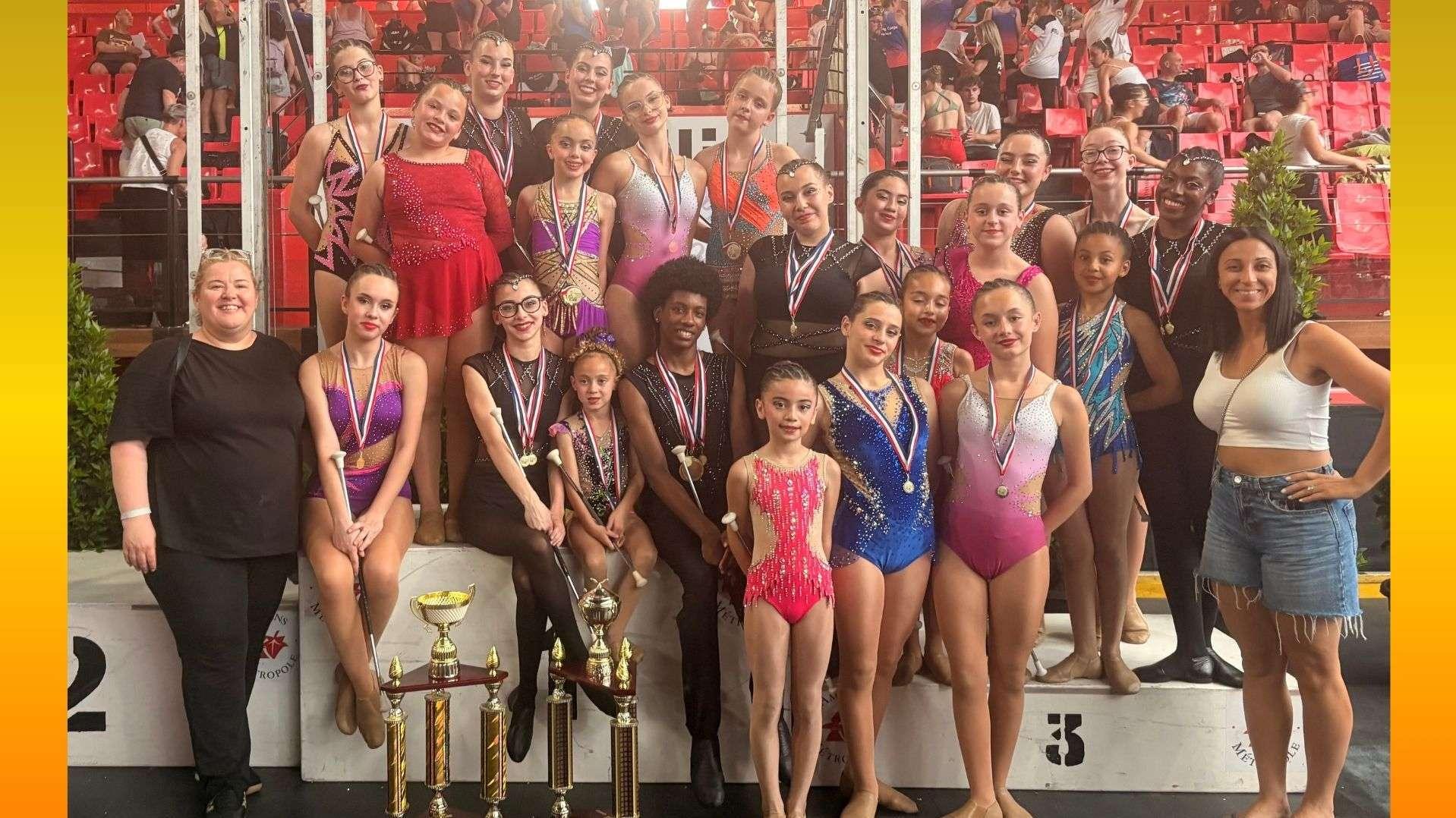 Martigues : 15 titres de champion de France pour le Twirling Club Martégal