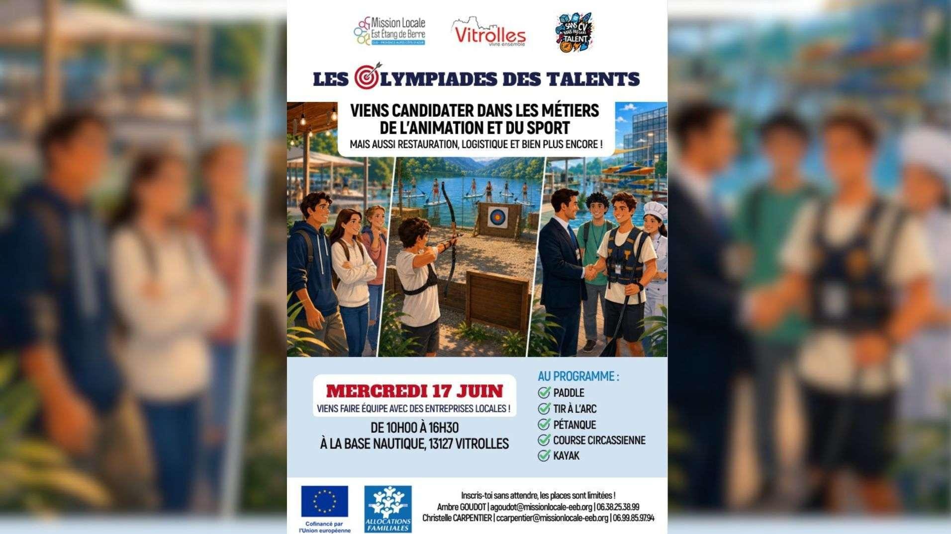 Recrutement sans CV à Vitrolles : trouver un job en faisant du paddle ? C'est possible avec les Olympiades des Talents