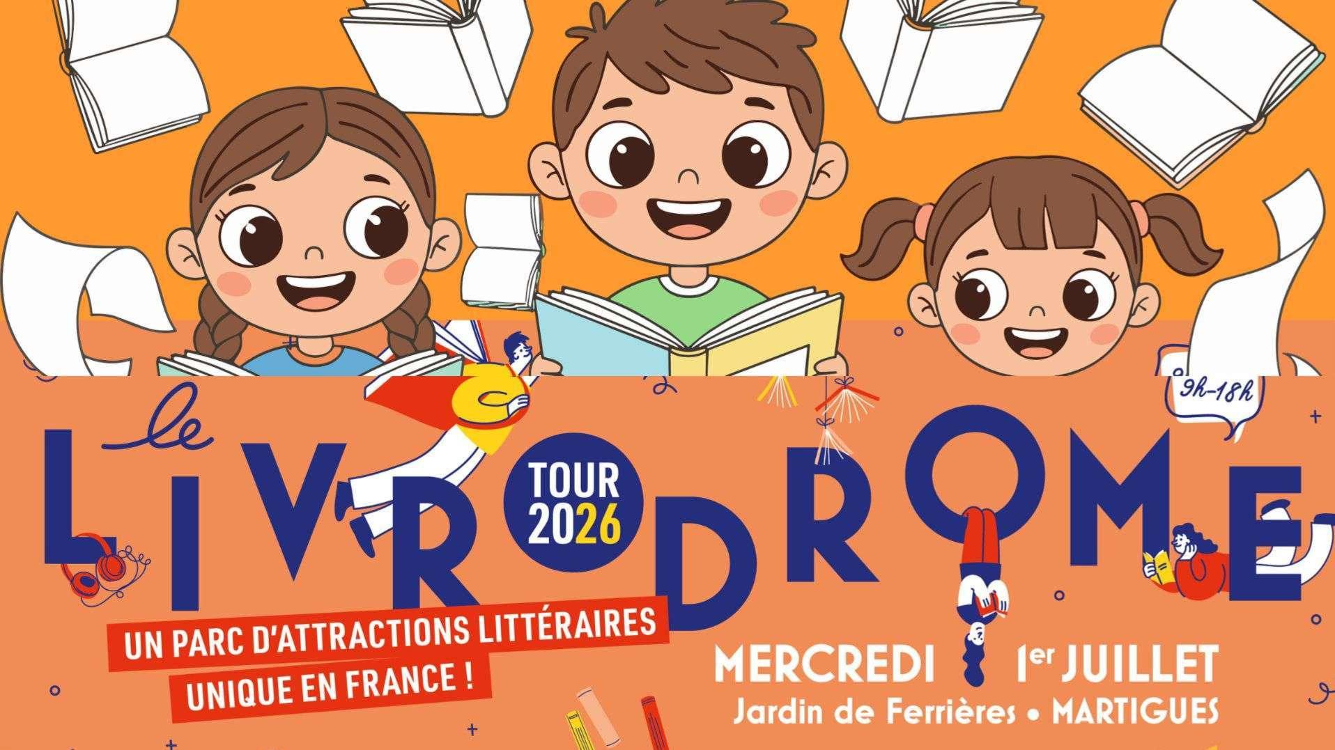 Martigues : le livodrome, parc d'attractions littéraires gratuit, s’installe à Ferrières ce mercredi