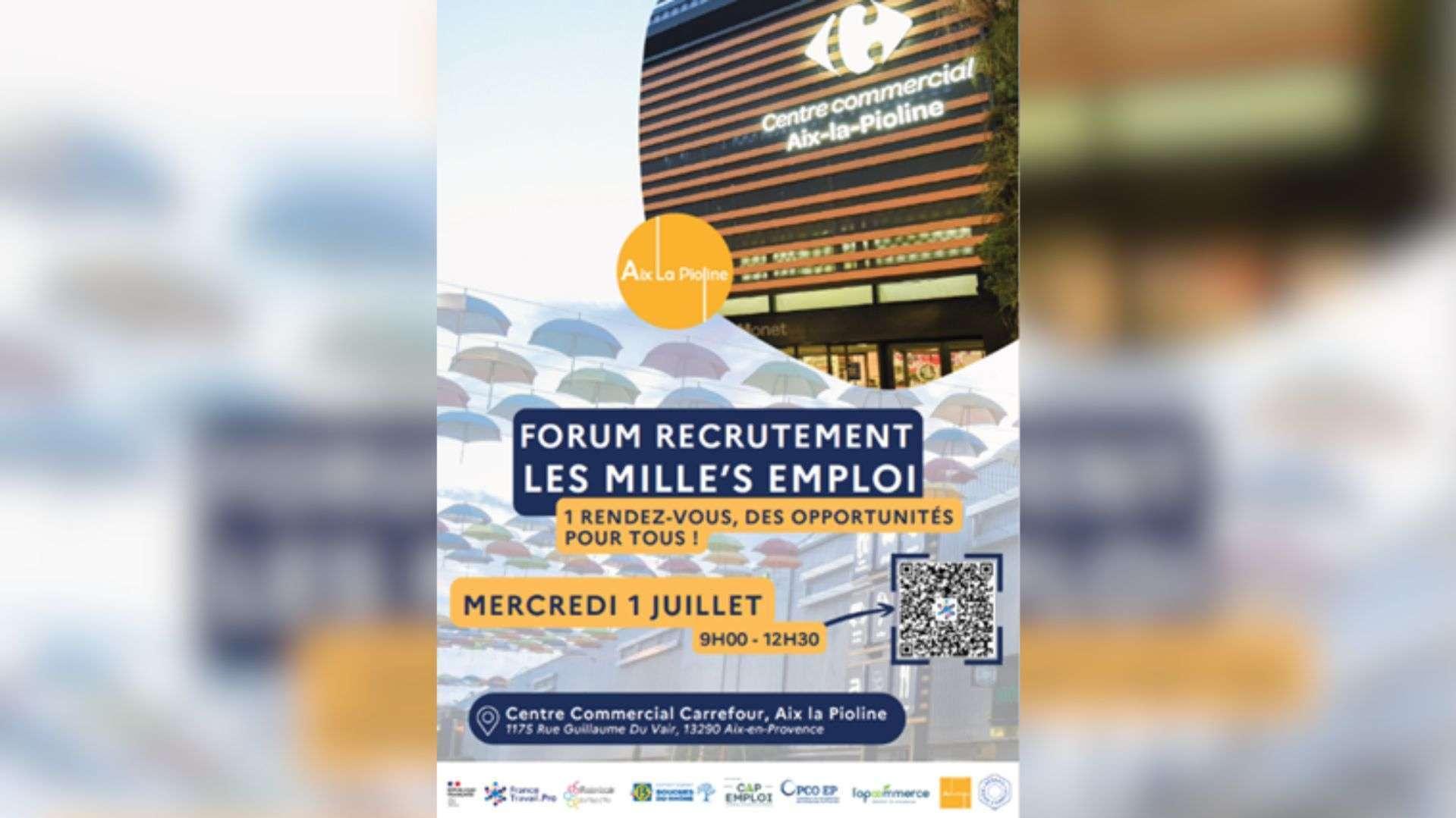 Emploi à Aix-en-Provence : 200 postes à saisir ce mercredi à La Pioline, venez avec votre CV !