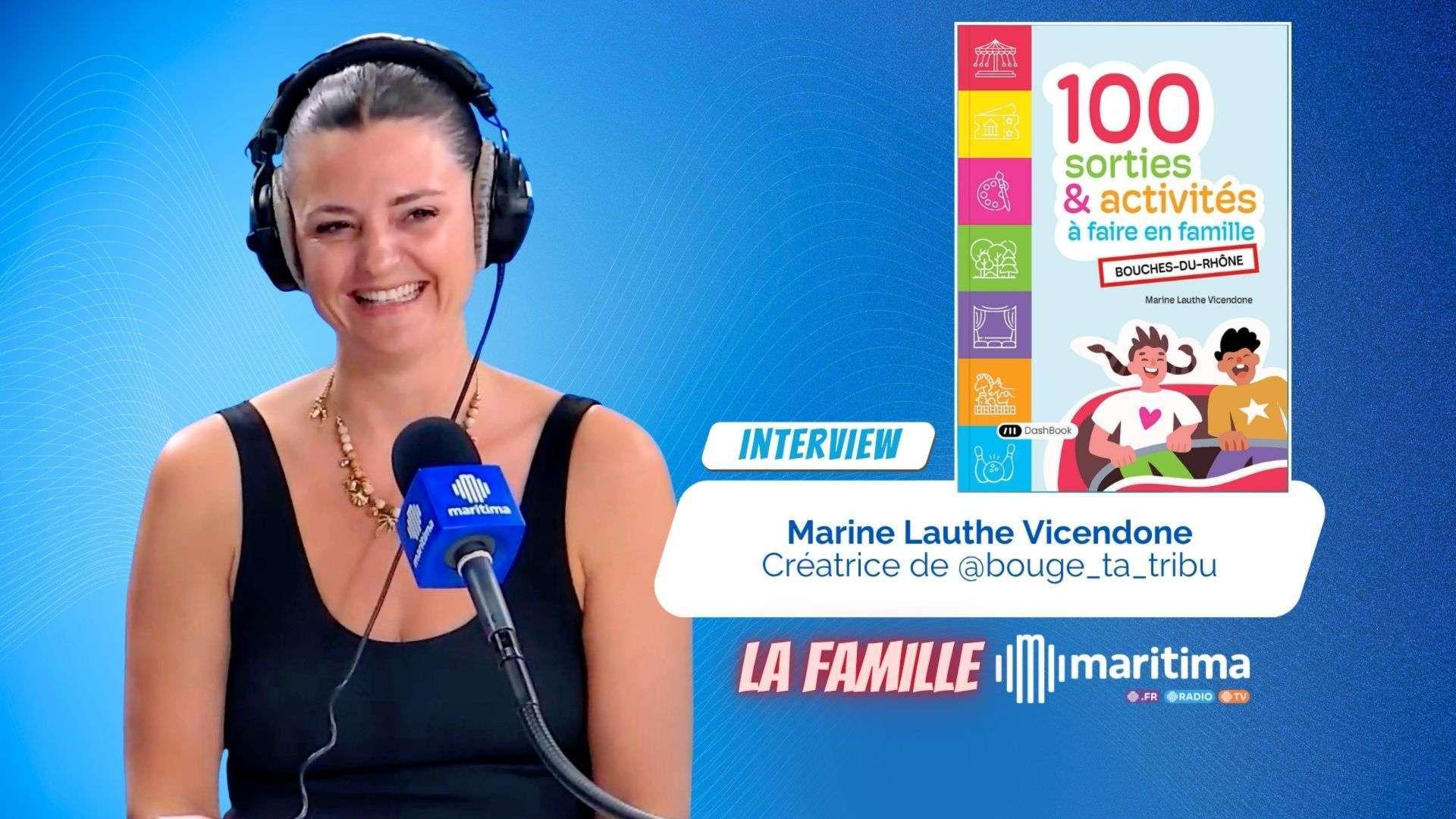 Marine, @bouge_ta_tribu, présente son guide 100 idées sorties famille dans le 13