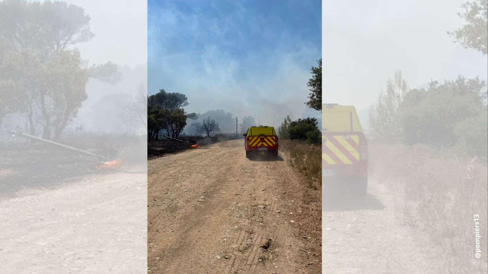 Feu de forêt à Grans : 200 pompiers mobilisés pour protéger les habitations