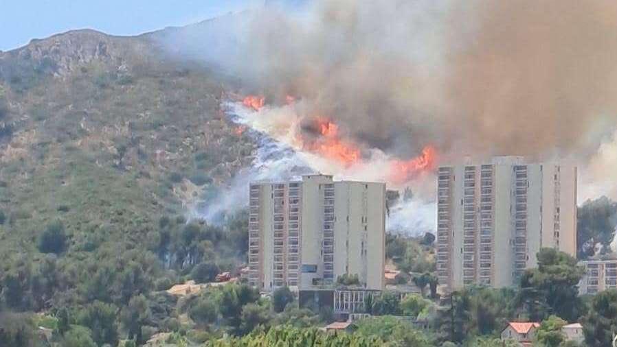 Auriol : un incendie de végétation déclenché par un feu de véhicule, 11 hectares parcourus