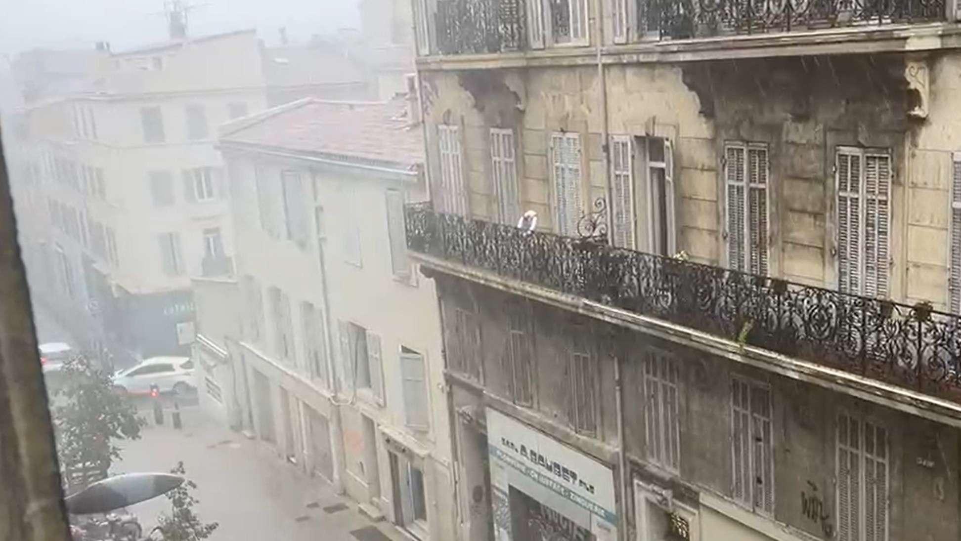 D'Istres à Marseille, la grêle est tombée, des orages attendus en soirée