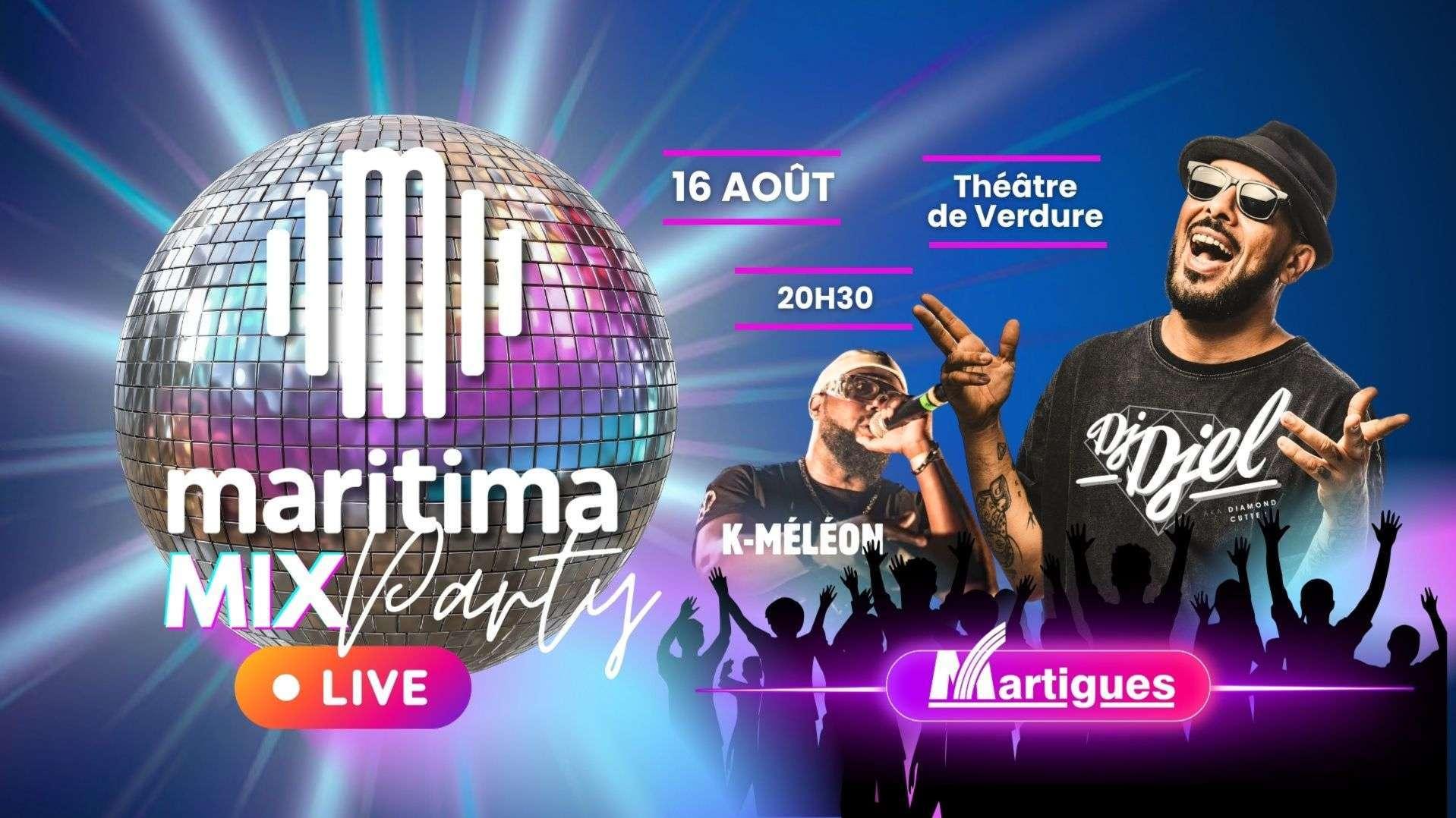 DJ Djel et la Maritima Mix Party : un dancefloor géant et gratuit à Martigues le 16 août