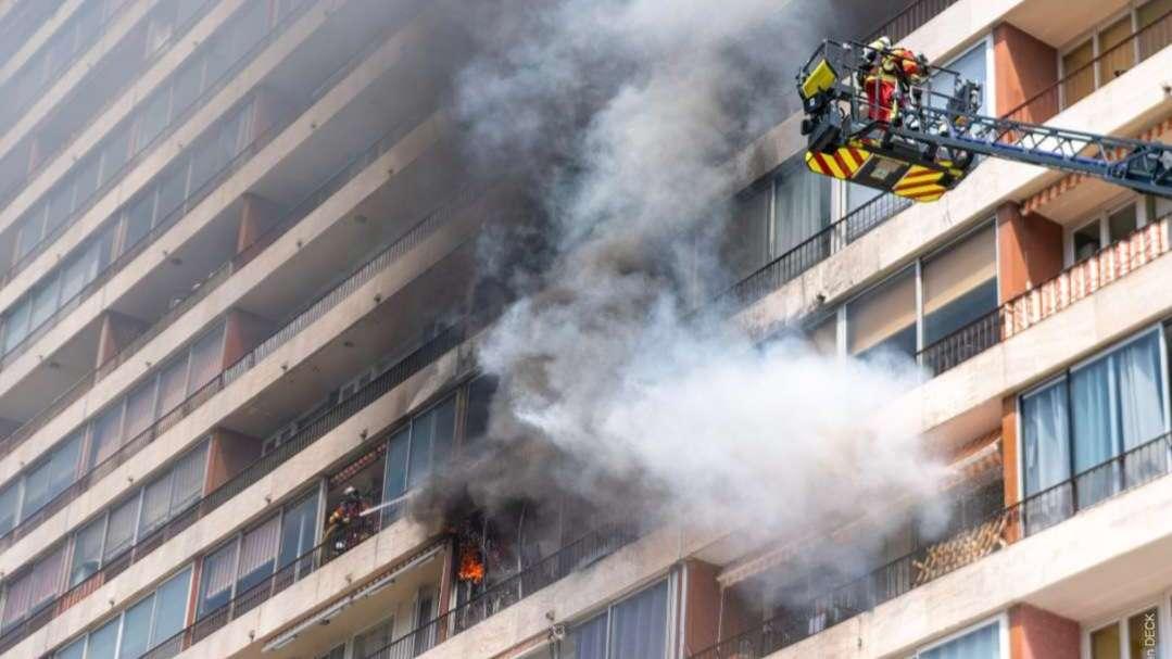 Marseille : un homme décède dans un incendie d'appartement quartier Valmante
