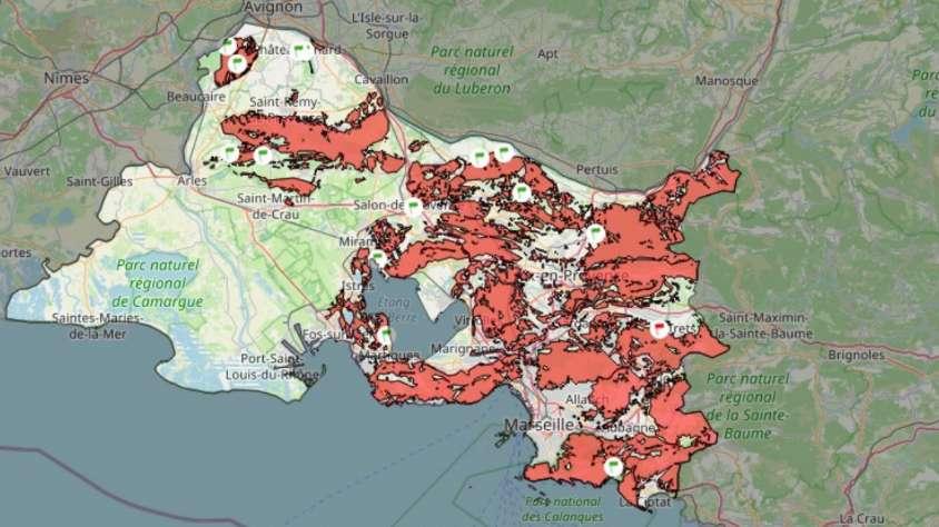 Alerte rouge incendie : l’accès aux 25 massifs des Bouches-du-Rhône interdit ce jeudi 6 août