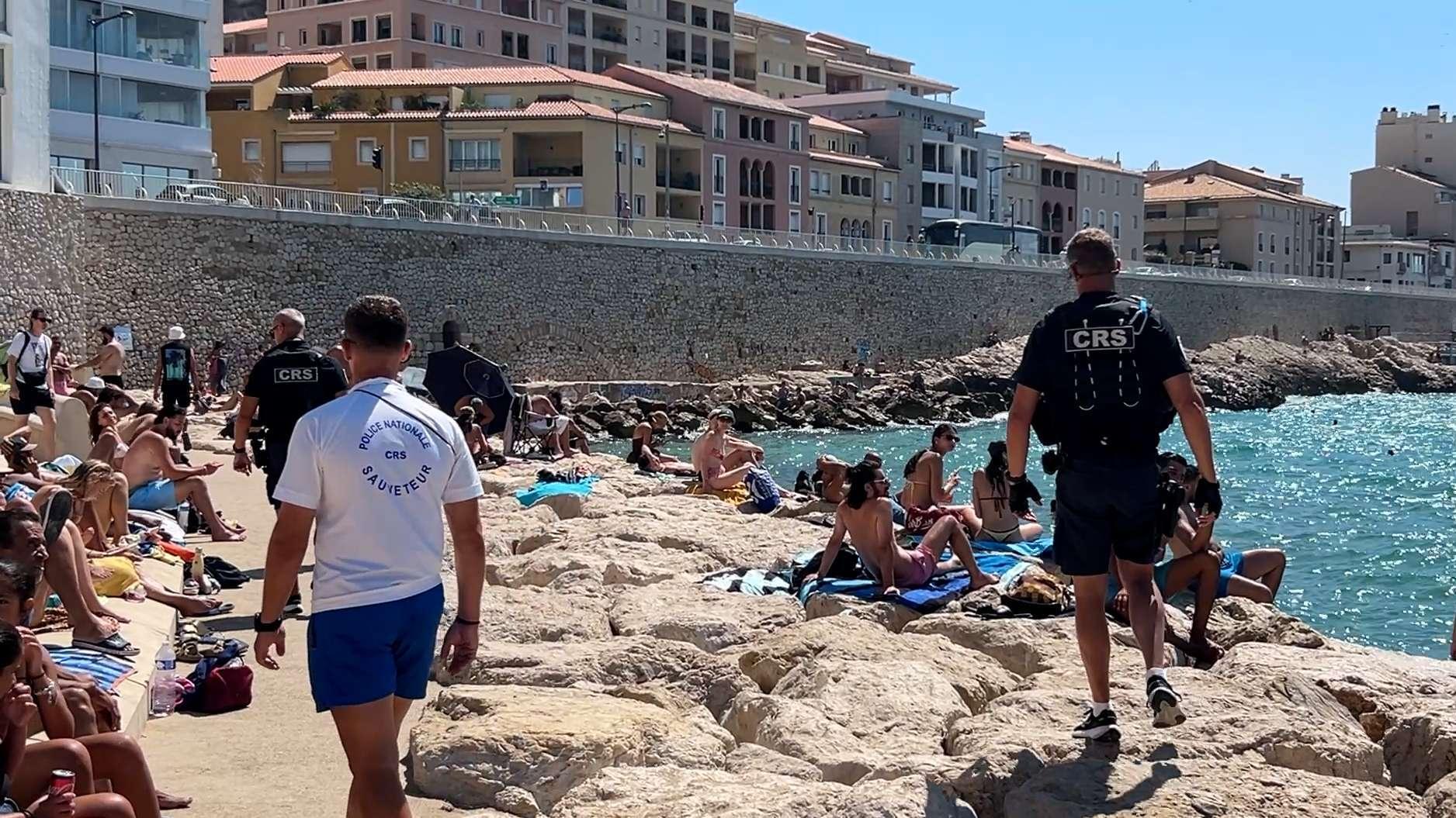 Les CRS déployés cet été sur la plage des Catalans à Marseille