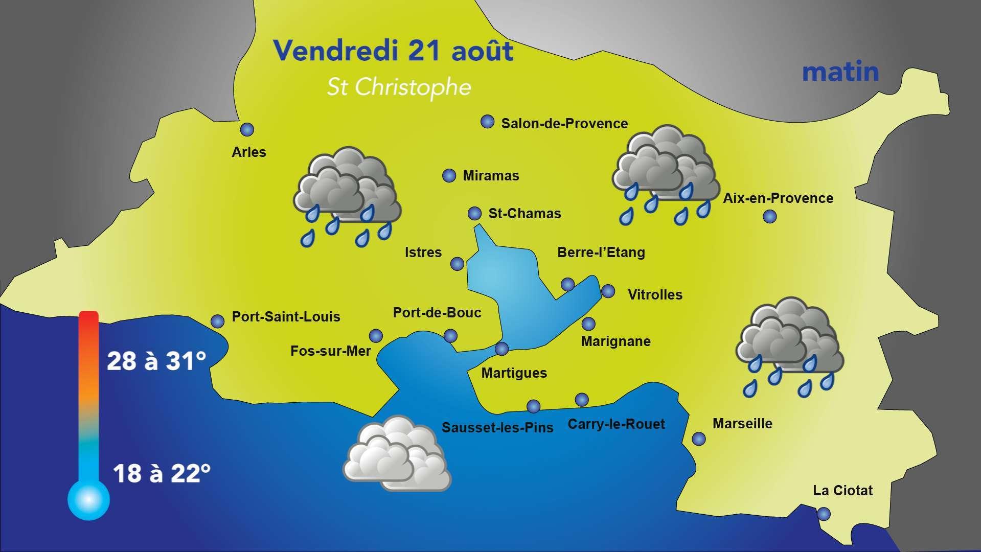 Ce vendredi 21 août sera mitigé côté météo