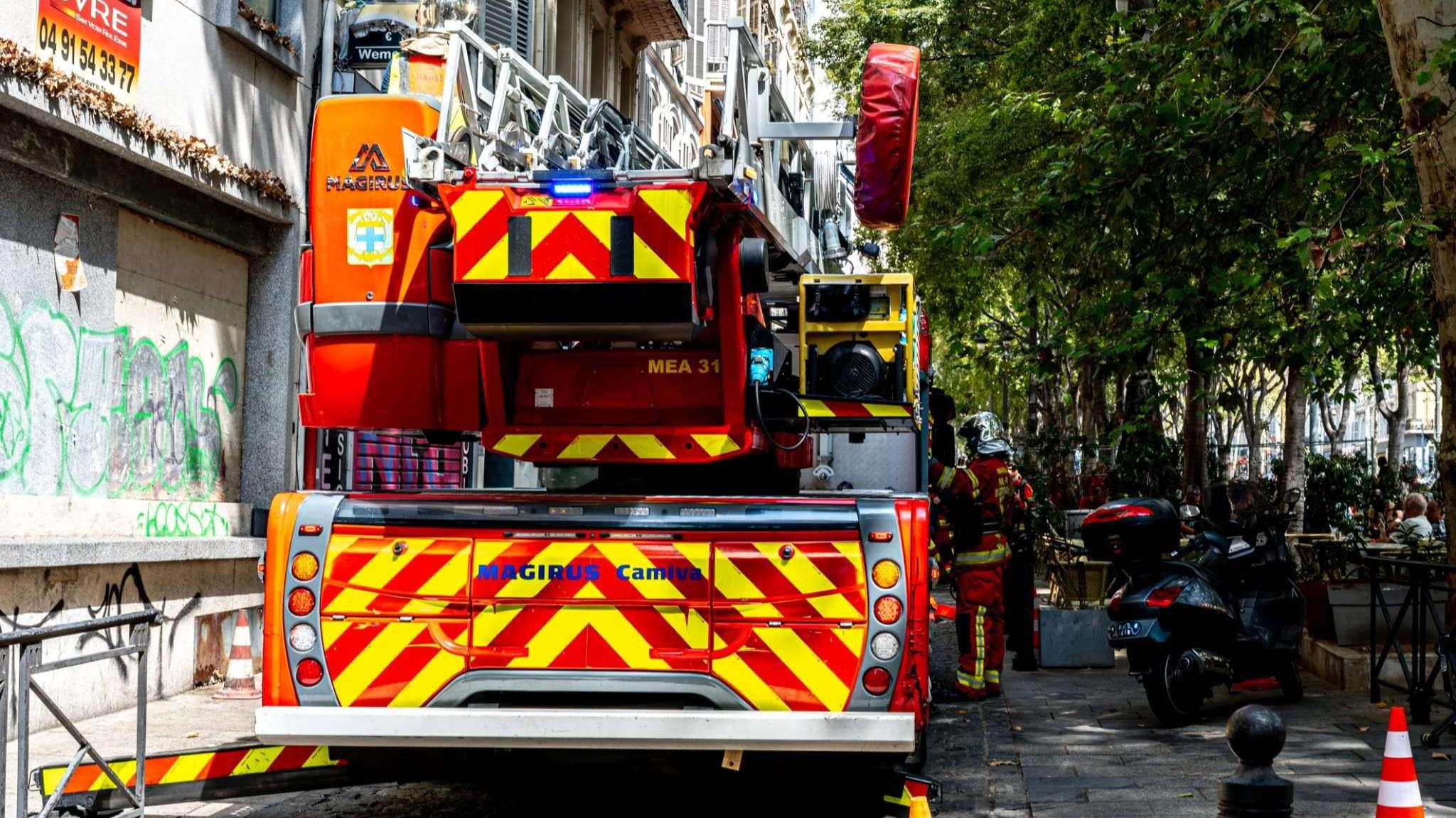 Marseille : 30 personnes évacuées après un incendie dans un hôtel sur la Canebière