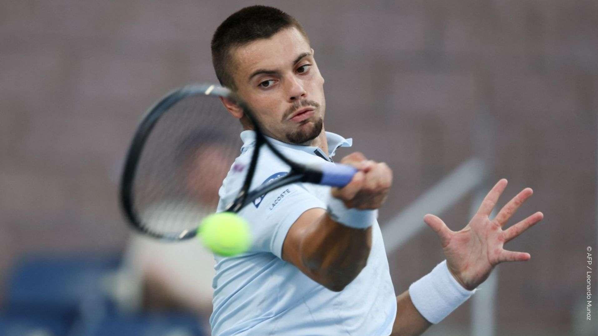 US Open : le joueur du TC Marignane Arthur Gea s'arrête en 8es après deux sets d'avance et une balle de match