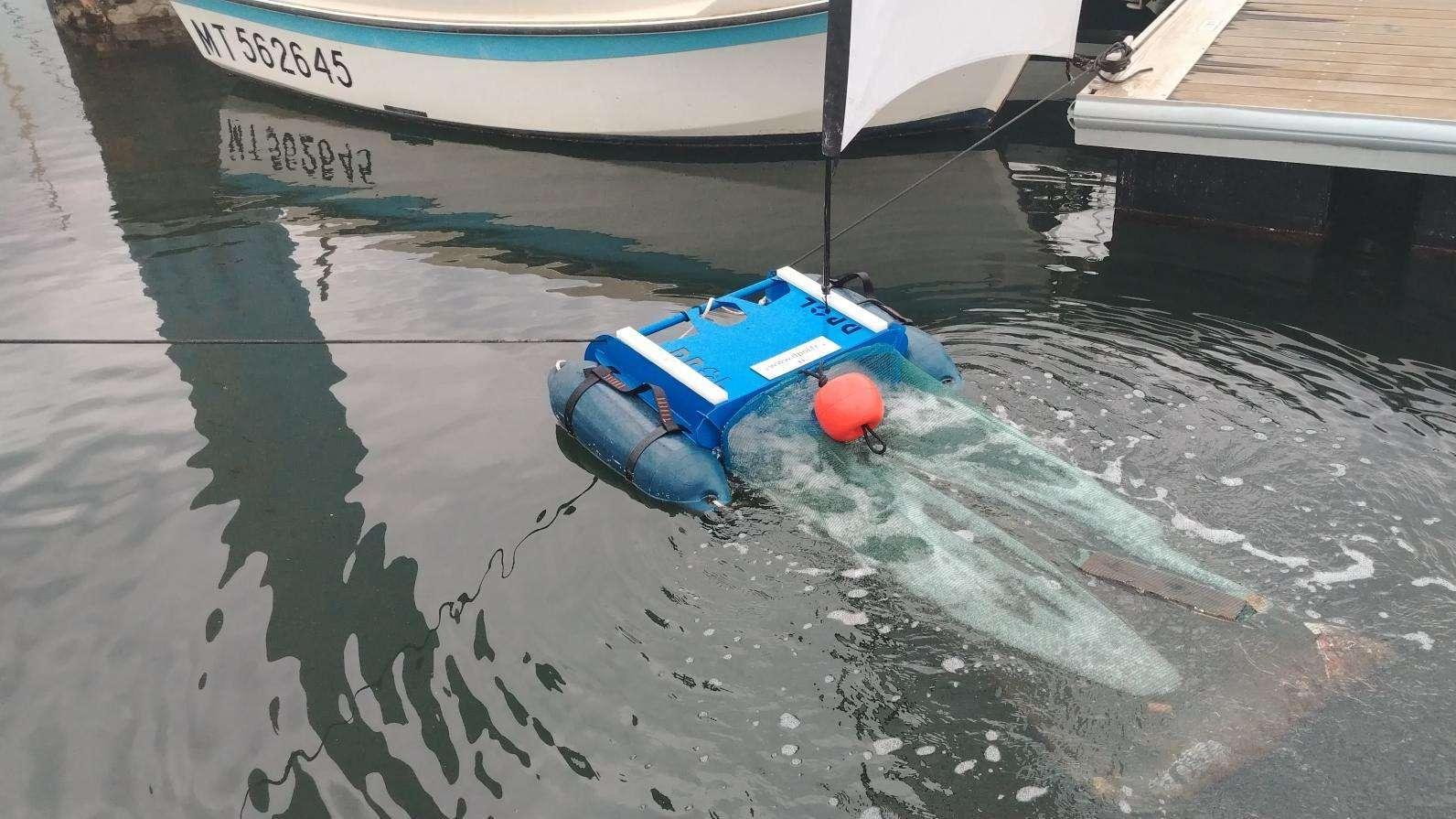 Port-de-Bouc : un robot "nettoyeur" révolutionne la propreté du port de plaisance