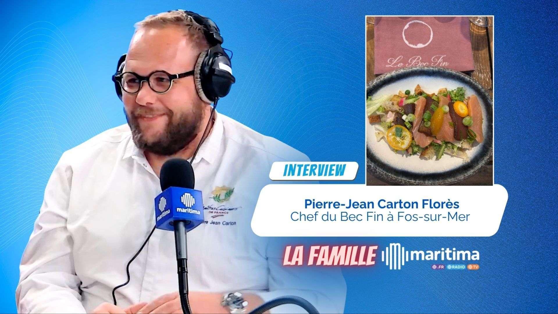 Pierre-Jean Carton Florès : du rêve d'enfant au Bec Fin à Fos-sur-Mer !