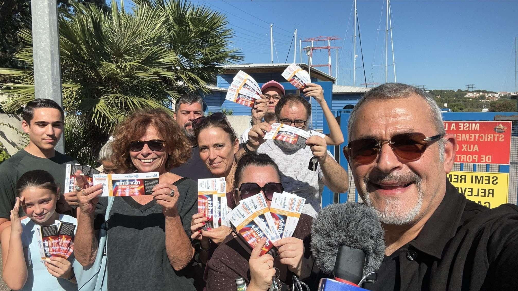 Maritima Music Tour à Martigues : la folie des places ! « Ma petite-fille m’a dit : "Mamie, écoute la radio !" »