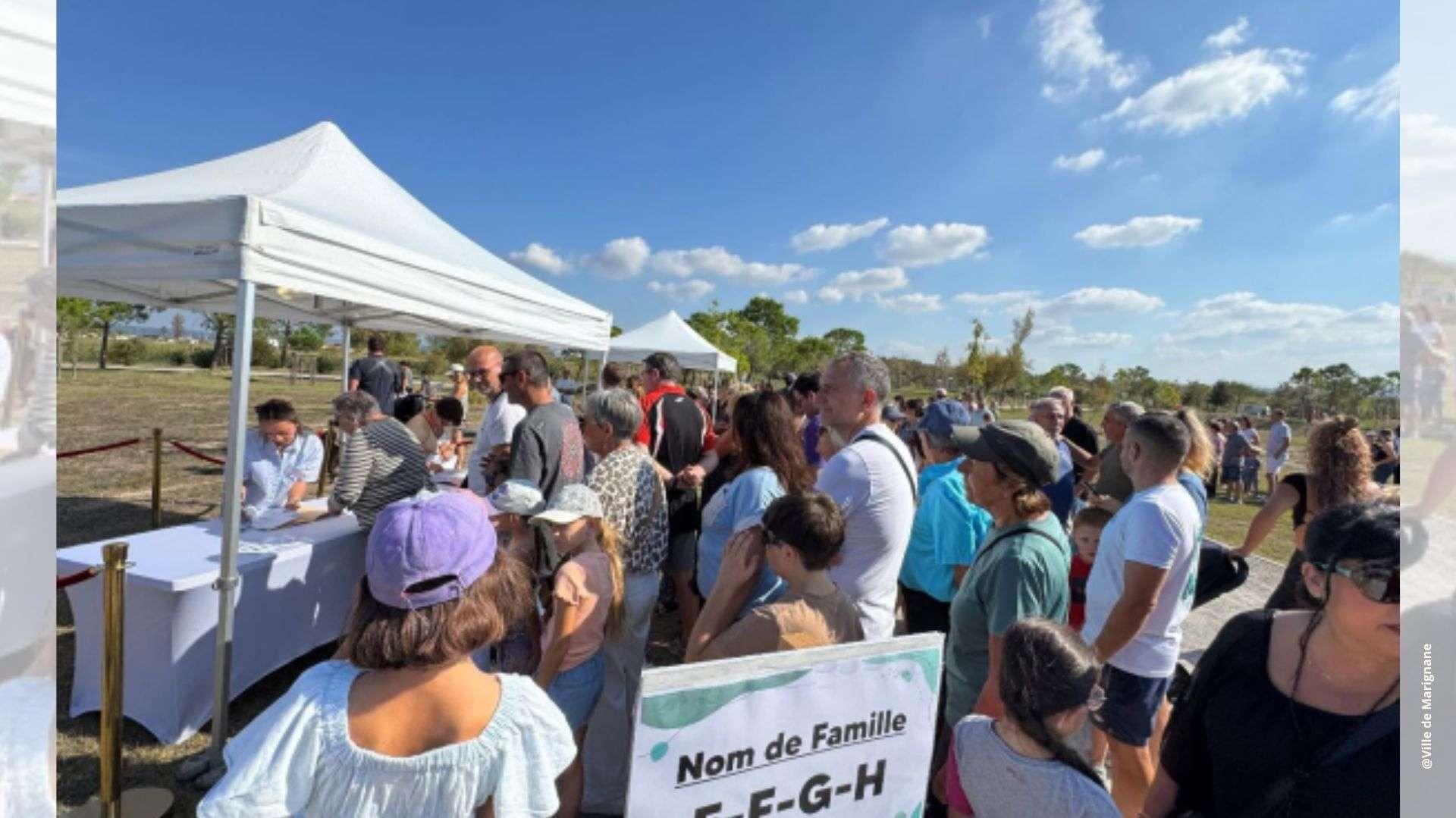 Marignane : 200 arbres plantés pour inaugurer la première étape de la Forêt des Familles