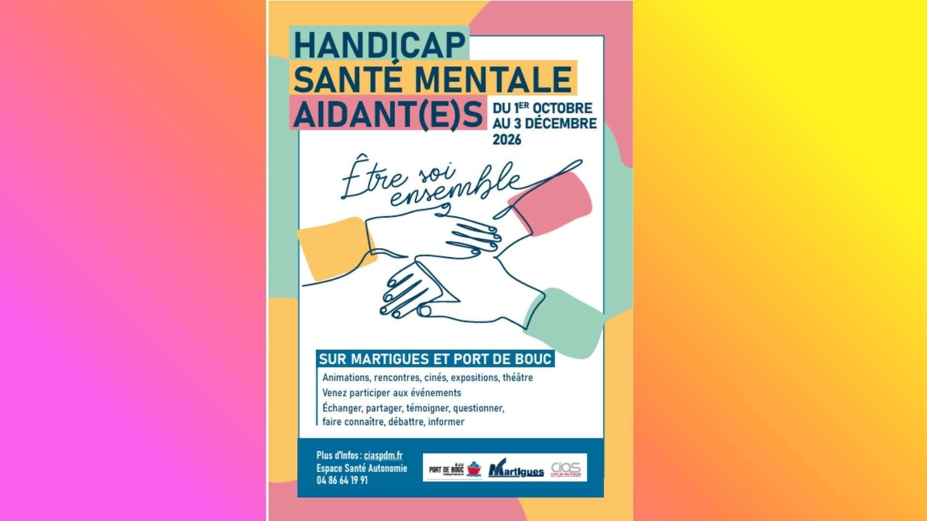 Martigues et Port-de-Bouc : 3 mois d'événements dédiés au handicap, à la santé mentale et aux aidants