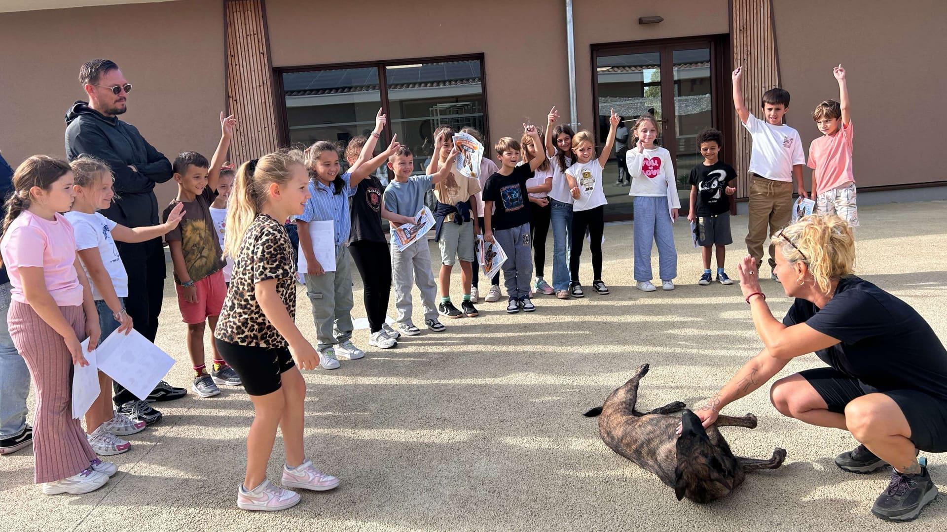 Trets : les enfants du centre de loisirs sensibilisés à la prévention des morsures canines