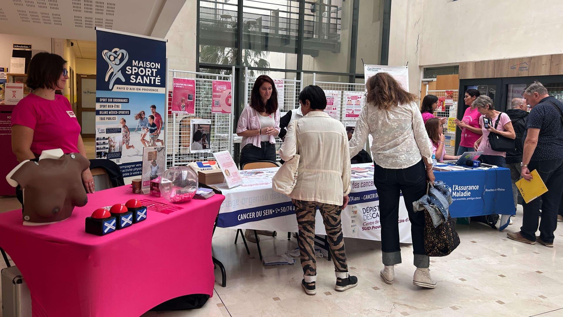 Octobre Rose : « Un cancer dépisté tôt se guérit », le Centre Hospitalier du Pays d'Aix mobilisé pour la prévention