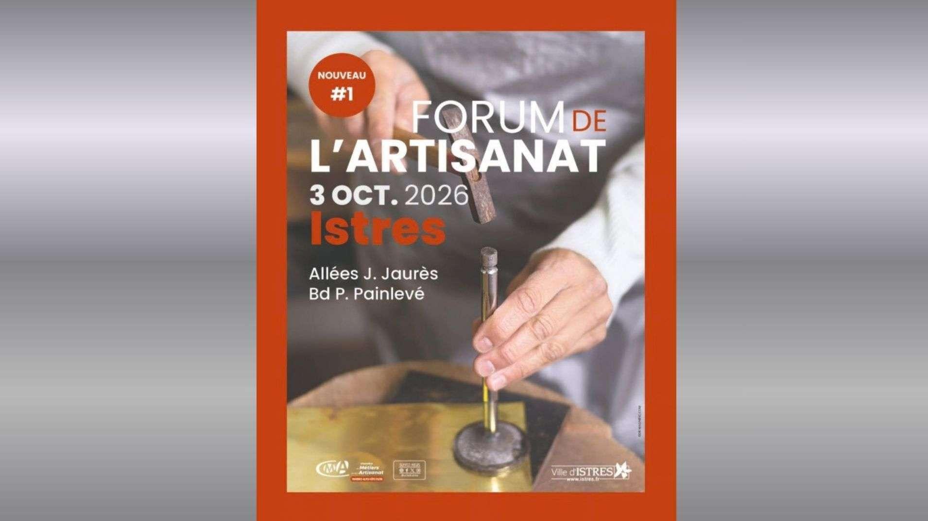 Istres valorise ses talents : premier Forum des Artisans et des Savoir-Faire ce samedi 3 octobre 2026
