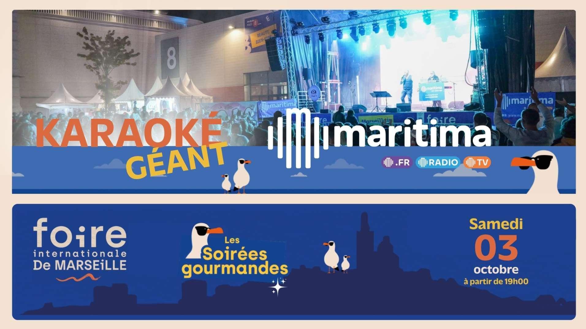 « Venez chanter sur les plus gros tubes ! » : le Karaoké Géant Maritima va ambiancer la Foire de Marseille ce samedi