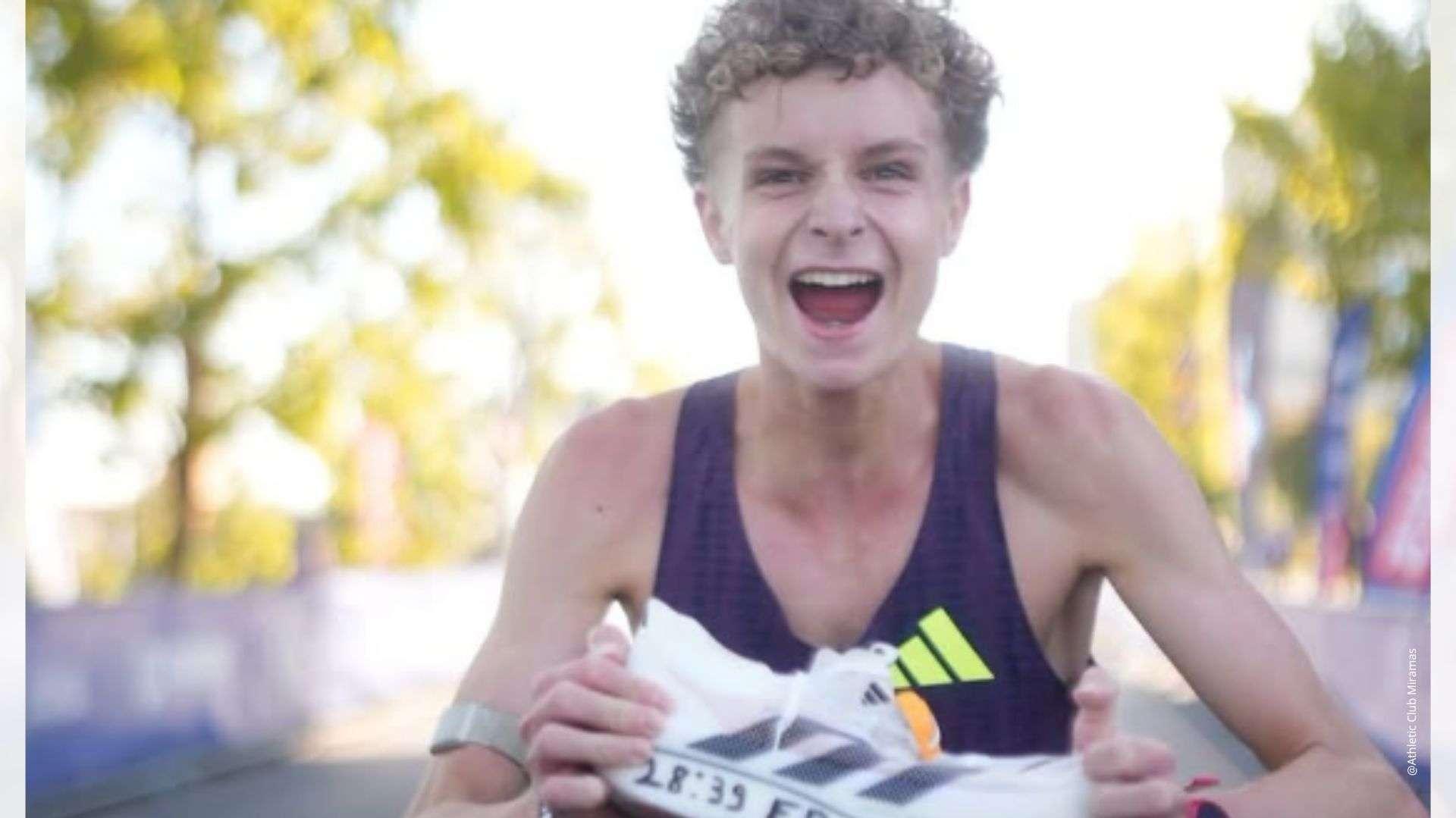Exploits à Brasov : le jeune athlète de Miramas Meziane Benhammou pulvérise le record d'Europe U18 du 10 km