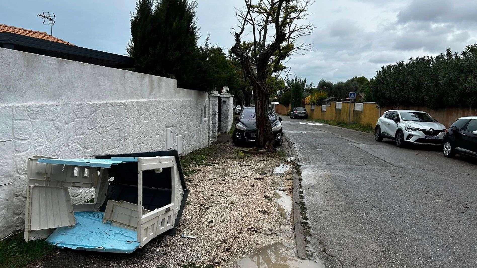 Intempéries dans les Bouches-du-Rhône : "mini-tornade" à Gignac et effondrement d'une toiture à Marignane