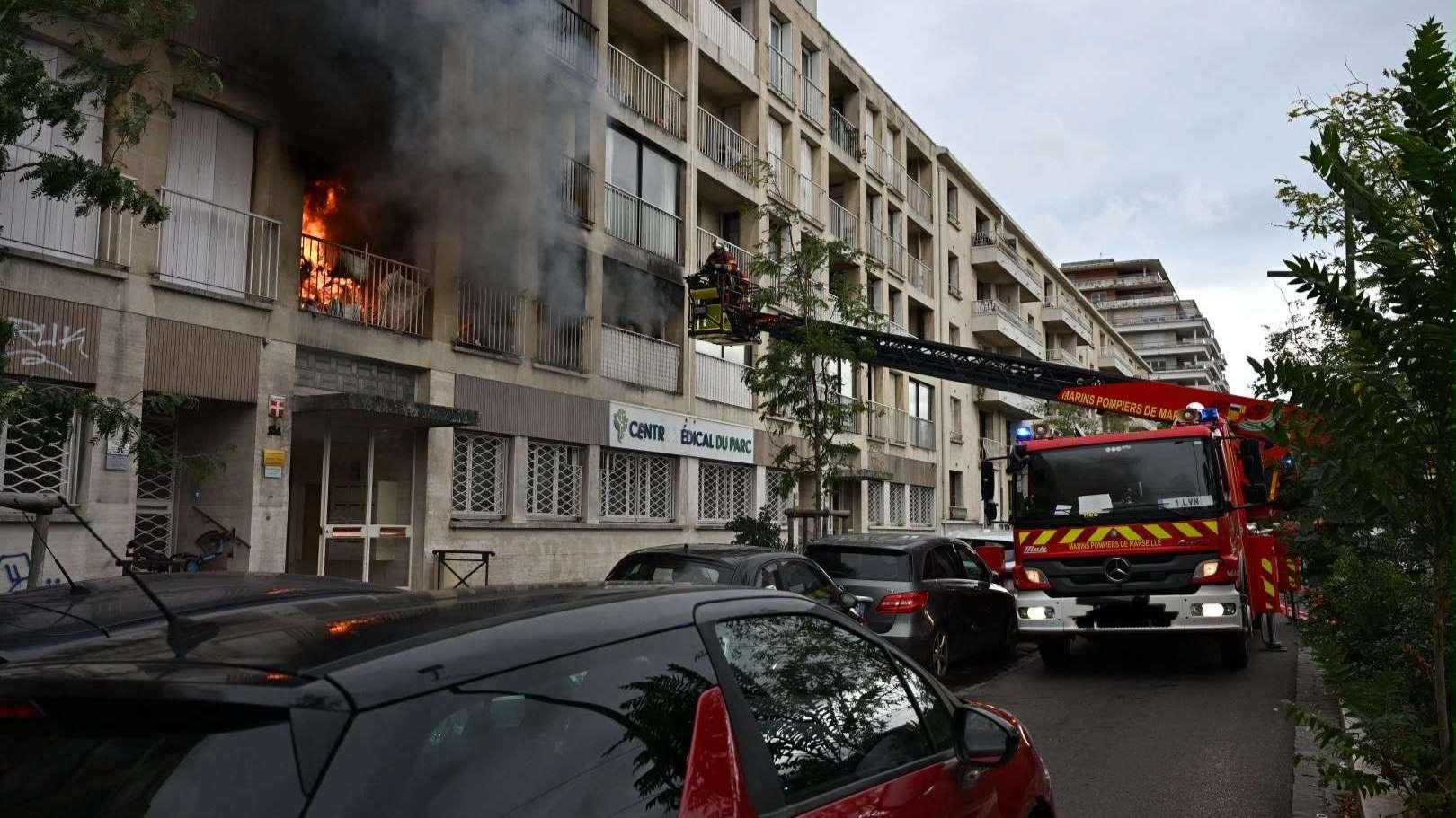 Marseille : un feu d'appartement rue Cantini