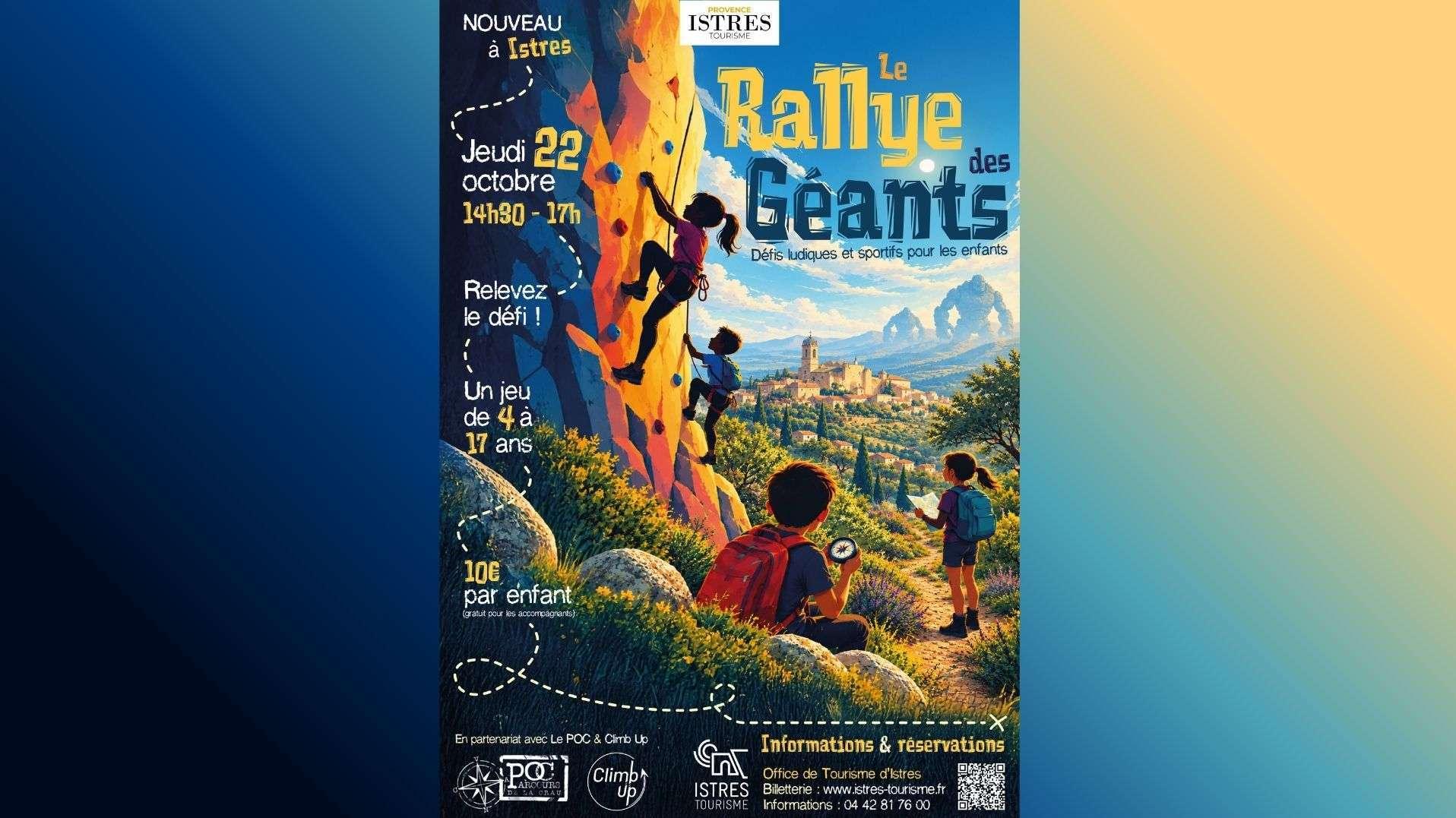 Istres : découvrez le « Rallye des Géants », un jeu de piste sportif pour les enfants le 22 octobre