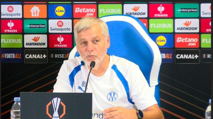 OM - OLYMPIAKOS : Bruno Genesio "j'aimerais qu'on montre demain plus de qualités dans notre jeu"
