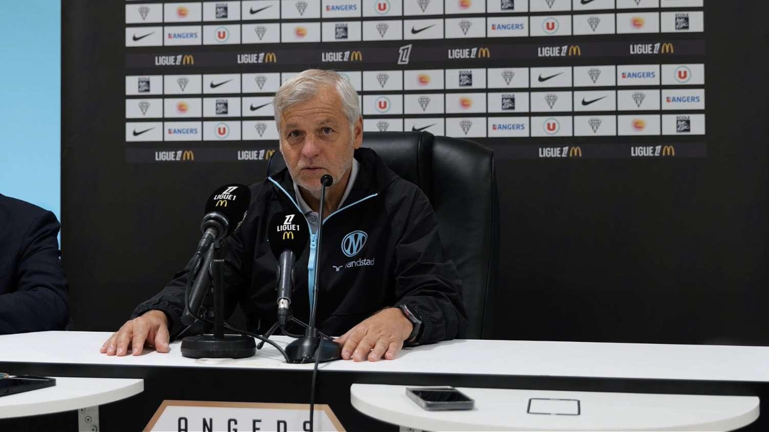 Angers - OM : Bruno Genesio "on est soulagés, on avait besoin de ces victoires !'