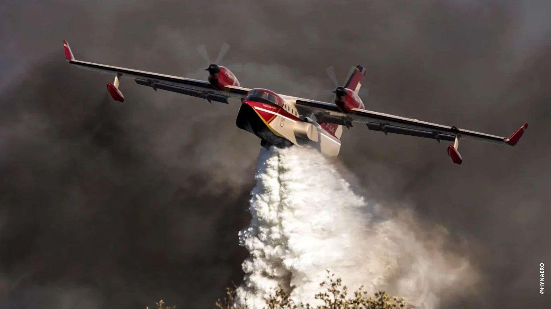 Lutte contre les feux de forêt : Hynaero s'associe au portugais Helibravo Aviação pour son hydravion Fregate-F100