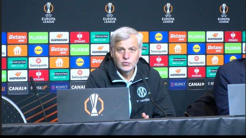 Sturm Graz - OM : Bruno Genesio "on n'a pas abordé ce match comme une rencontre de Coupe d'Europe."