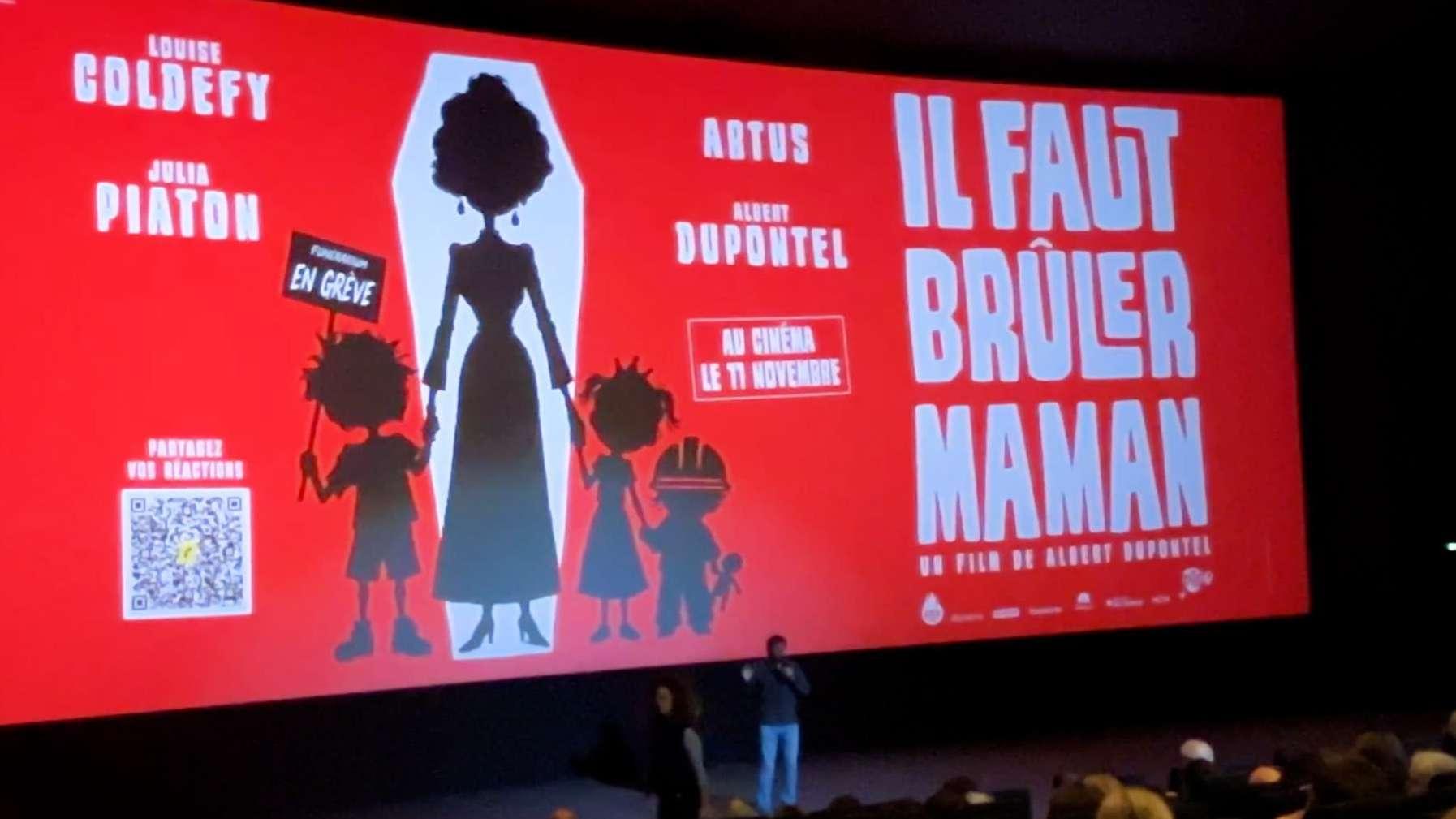 Pathé Plan de Campagne : Mylène Farmer et "Il faut brûler Maman" de Dupontel, deux avant-premières, deux ambiances, une même émotion !