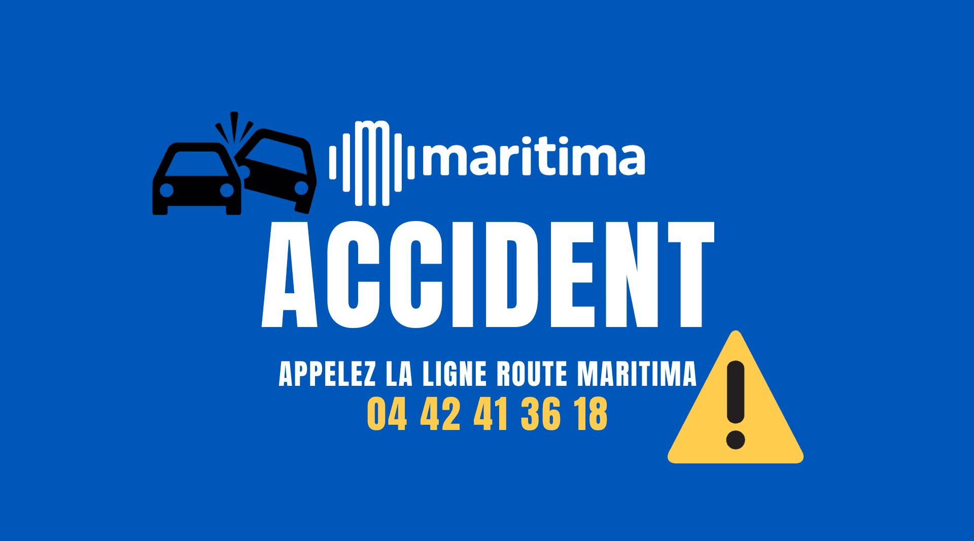 Accident entre six voitures sur l'A55 en direction de Marseille