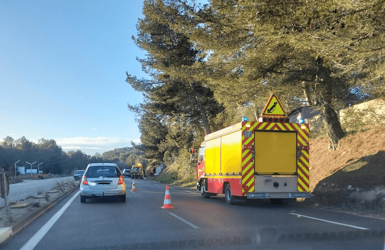 Voiture en feu sur la L2 : tout est revenu à la normale