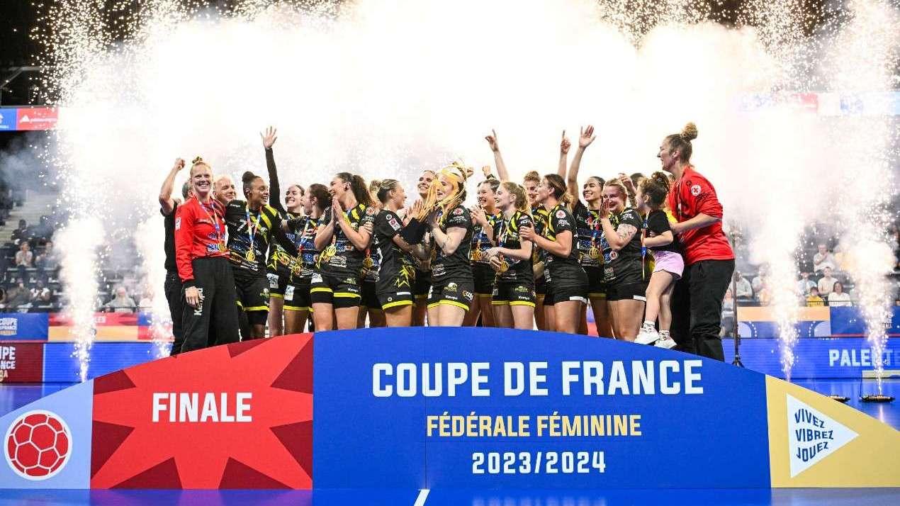 L'Union Pays d'Aix Bouc Handball battue par Besançon en finale de la Coupe de France fédérale