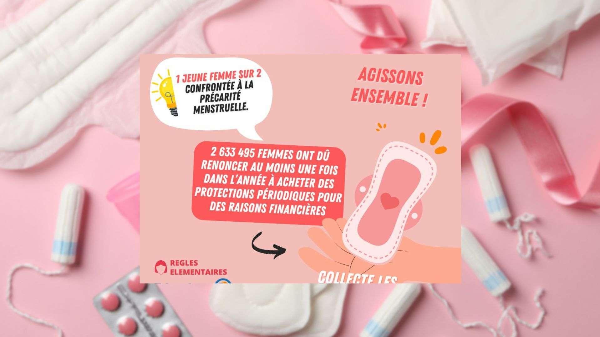 Précarité menstruelle : la Banque Alimentaire des Bouches du Rhône se mobilise