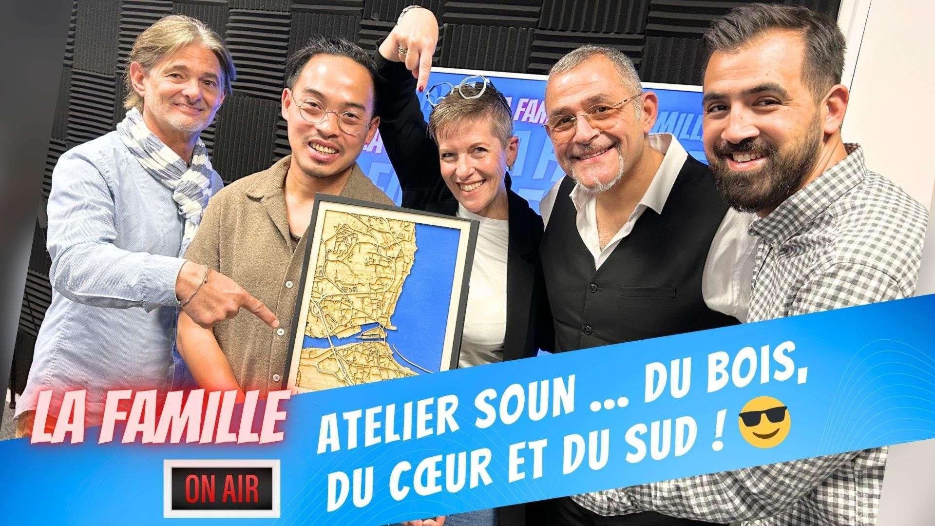 Atelier Soun : il quitte le commerce pour transformer Marseille en œuvre d'art en bois