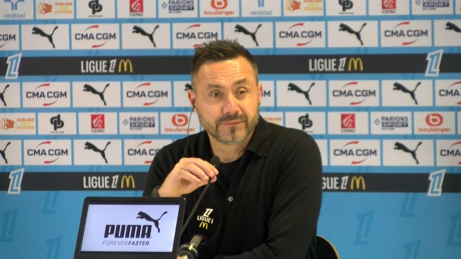 OM-Le Havre : La conférence de presse en intégralité de Roberto De Zerbi après le large succès de l'OM (6-2)
