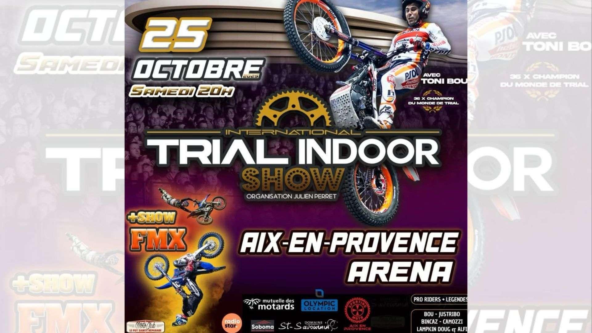 Trial Indoor : les meilleurs pilotes du monde enflamment l'Arena d'Aix ce samedi
