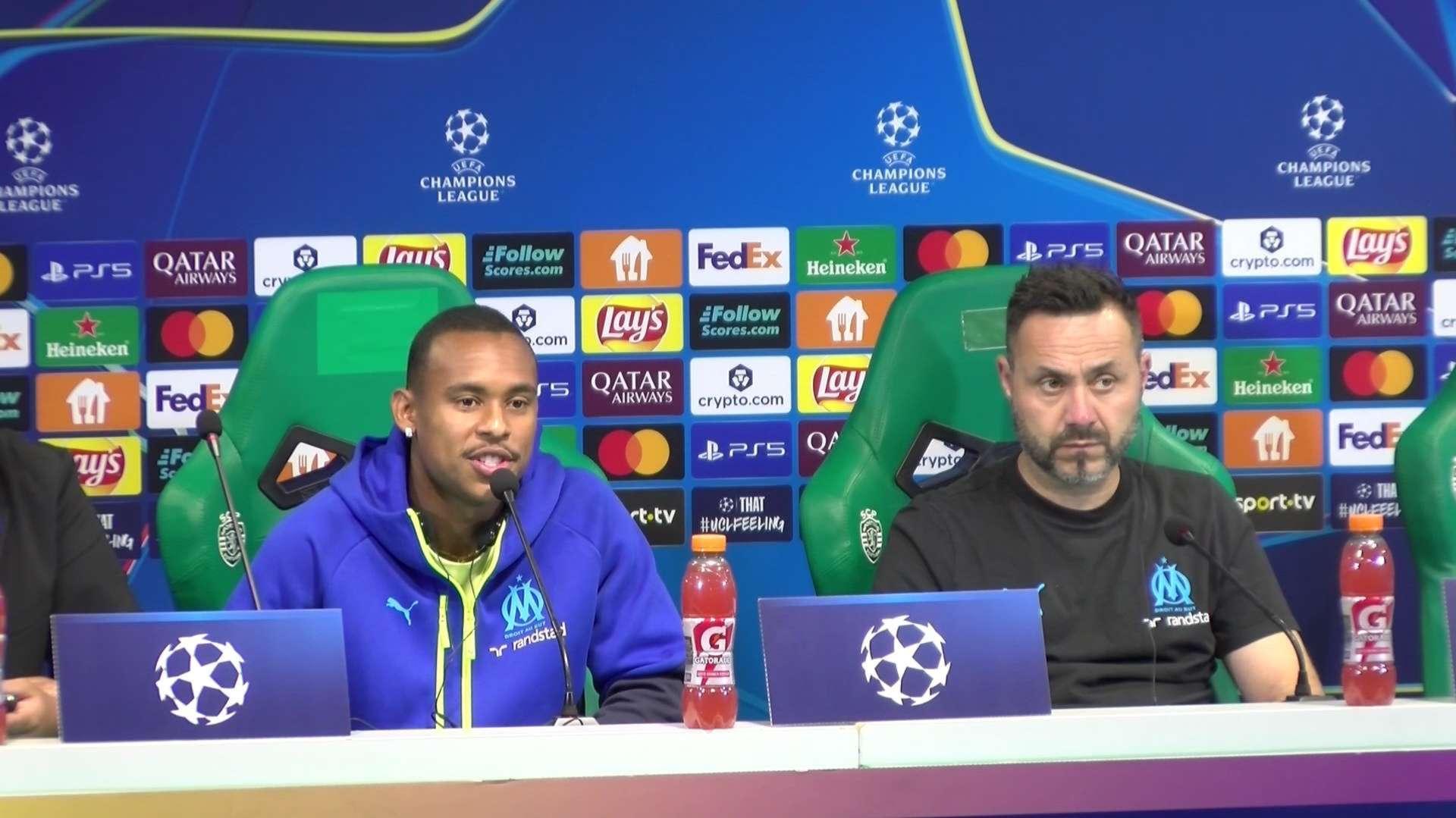 Sporting-OM : La conférence de presse d'Igor Paixão avant le match face au Sporting en LDC