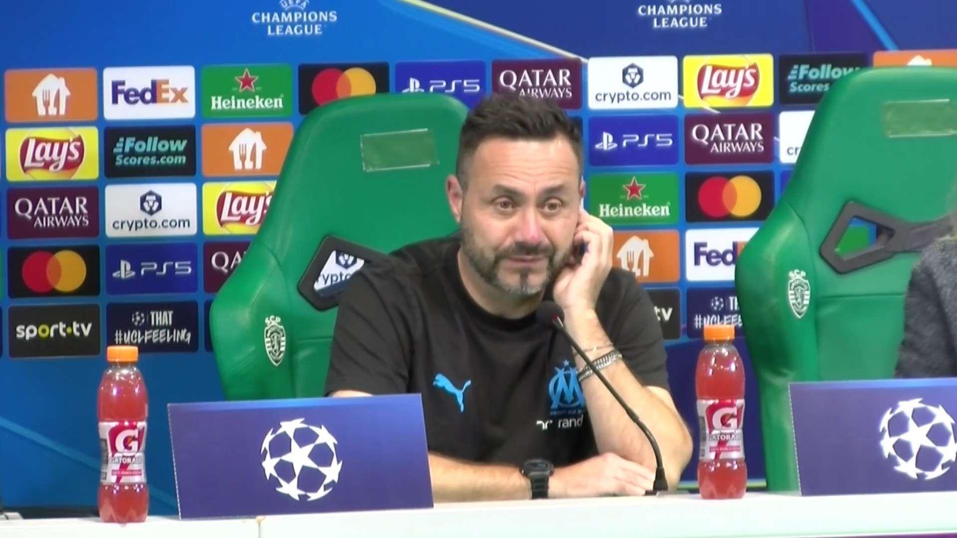 Sporting-OM : Roberto De Zerbi "ce match est un test, une étape importante !"